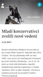 Mobile Screenshot of konzervativci.cz