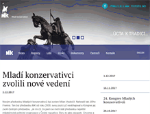Tablet Screenshot of konzervativci.cz